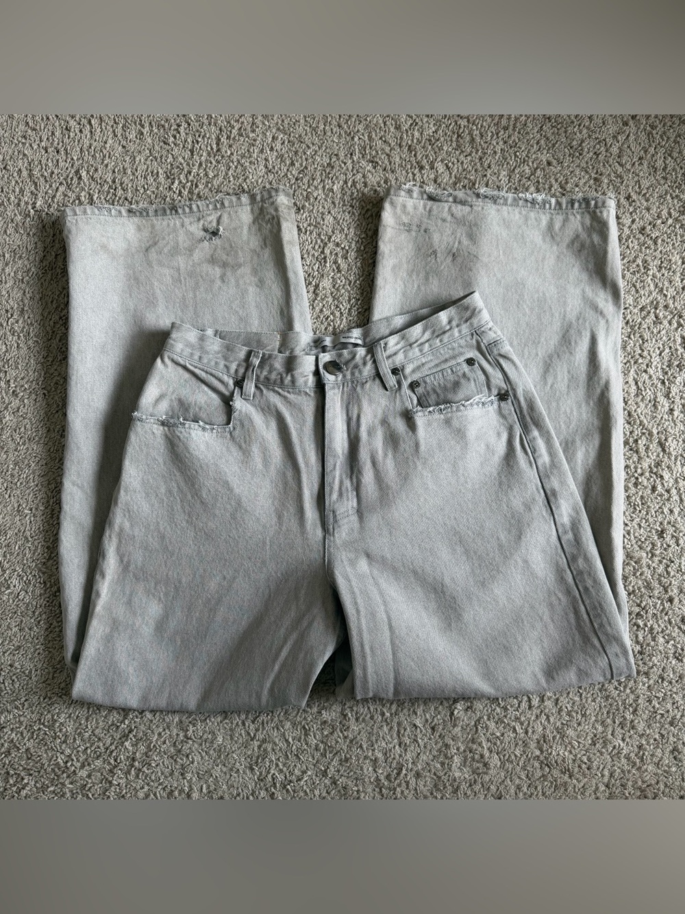 Cole Henry Baggy Grey Denim Jeans
